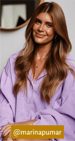 Marina Pumar em campanha nas redes sociais sobre prevenção do câncer de colo do útero