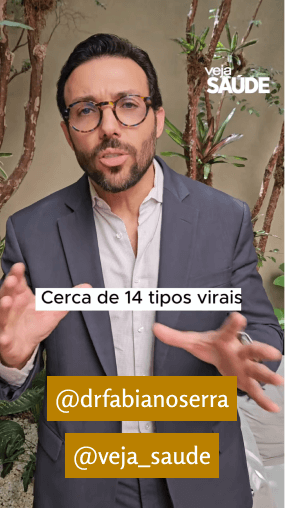 Dr. Fabiano Serra (@drfabianoserra) e revista Veja Saúde (@vejasaude) divulgam recomendações sobre prevenção ao HPV.