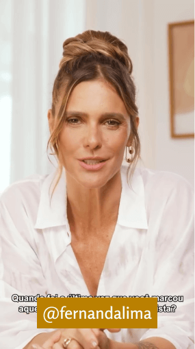 Fernanda Lima (@fernandalima), em nova postagem, promove a importância da prevenção ao HPV.