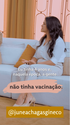 Dra. Júnea Chagas (@juneachagasgineco), ginecologista, orienta sobre prevenção ao HPV.