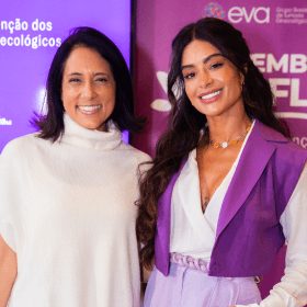 Convidados especiais participando da coletiva Setembro em Flor.