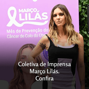 Fernanda Lima Coletiva de imprensa Marco Lilás